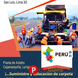 Asfalto en Caliente Obras Viales Tren de Asfalto Perú 2024